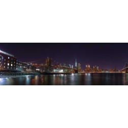 Brooklyn bridge and Lower Manhattan skyline, New York