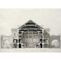 Cross-Section of The Front Section of The Theatre