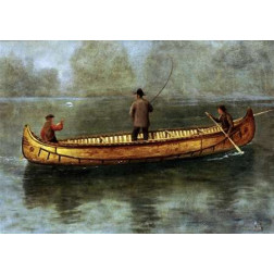 Fishing From a Canoe