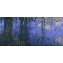 Water Lilies: Morning with Willows, c. 1918-26 (left panel)