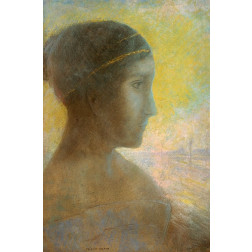 Head of a Young Woman in Profile