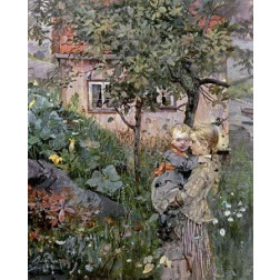 Two Sisters in a Garden