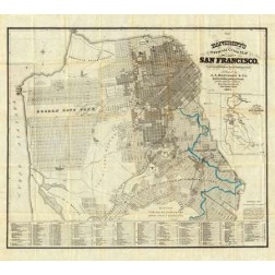 Official Guide Map of City and County of San Francisco, 1873