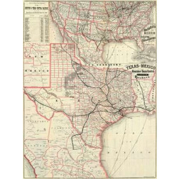 Texas and Mexico, Houston and Texas Central Railways, 1885