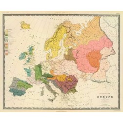 Ethnographic, Europe, 1856