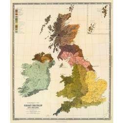 Ethnographic, Great Britain, Ireland, 1856