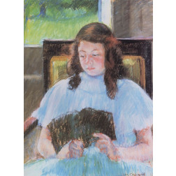 Young Girl Reading 1908