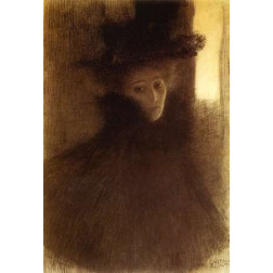 Lady With Cape And Hat 1898