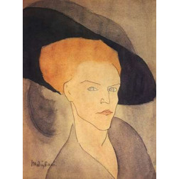 Head Of A Woman Wearing Hat