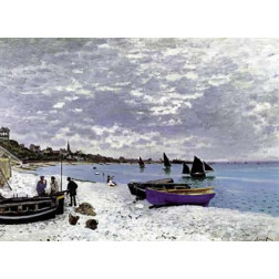 Beach At Sainte Adresse 1867