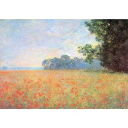 Field Of Oats With Poppies 1890