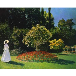 Lady In The Garden 1867