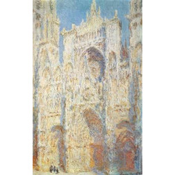 Rouen Cathedral West Facade Sunlight 1894