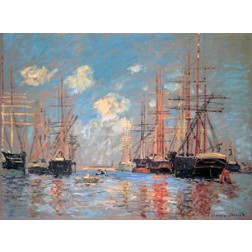 Seascape The Port Of Amsterdam 1874
