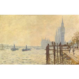 The Thames Below Westminster 1871