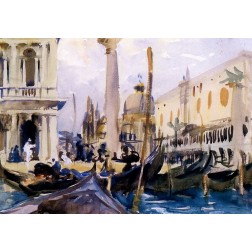 The Piazzetta with Gondolas, 1902-04