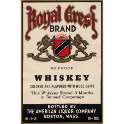 Royal Crest Brand Whiskey