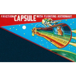 Friction Capsule with Floating Astronaut