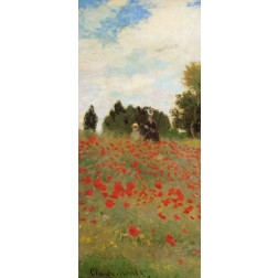 Field Of Poppies - Les Coquelicots 1873 - left