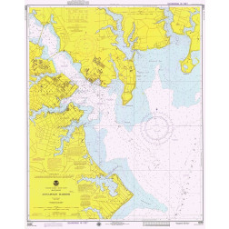 Nautical Chart - Annapolis Harbor ca. 1975