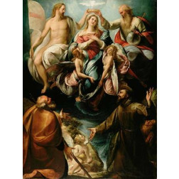 Coronation of the Virgin with Saints Joseph and Francis of Assisi
