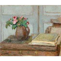 The Artists Paint Box and Moss Roses, 1898