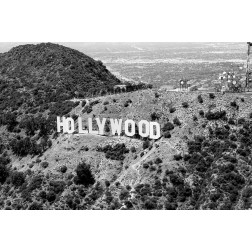 The Hollywood sign located in Los Angeles, California