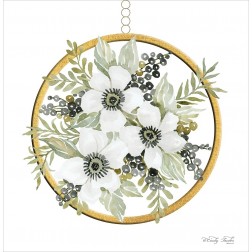Geometric Circle Muted Floral