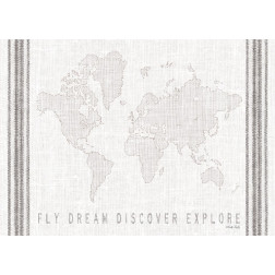 Fly, Dream, Discover, Explore Map    