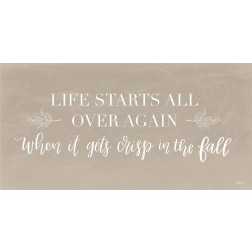 Life Starts Over Again