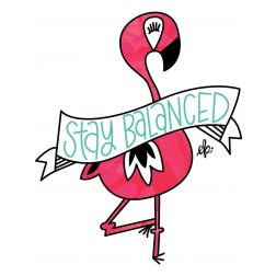 Flamingo Stay Balanced