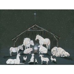 Animal Nativity Scene