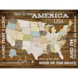 Land That I Love USA Map