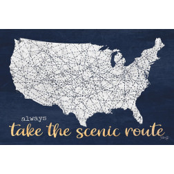Scenic Route USA Map