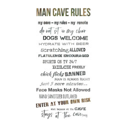 Man Cave Rules I