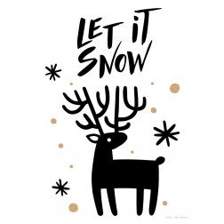 Let It Snow Reindeer