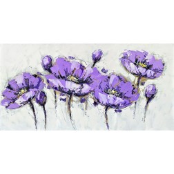 ABSTRACT PURPLE FLOWERS