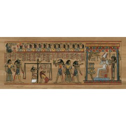 Egyptian Papyrus with Pharaoh