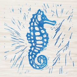 Sea Creature Seahorse Blue