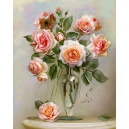Roses on a marble table