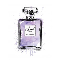 Black Inky Perfume in Purple