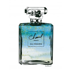 Perfume in Blue Ombre Glitter