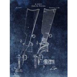 Firearm Stock,1859-Blue