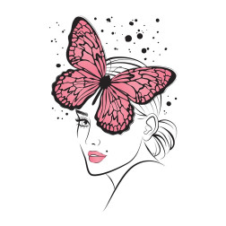 Lady Butterfly Pink