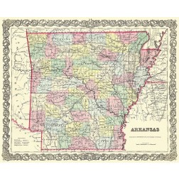 Arkansas - Colton 1855
