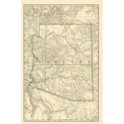 Arizona - Rand McNally 1879