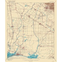 Downey California Sheet - USGS 1902