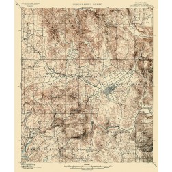 Escondido California Quad - USGS 1901
