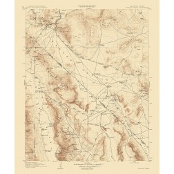 Furnace Creek California Nevada Quad - USGS 1908