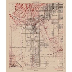 Inglewood California Quad - USGS 1924